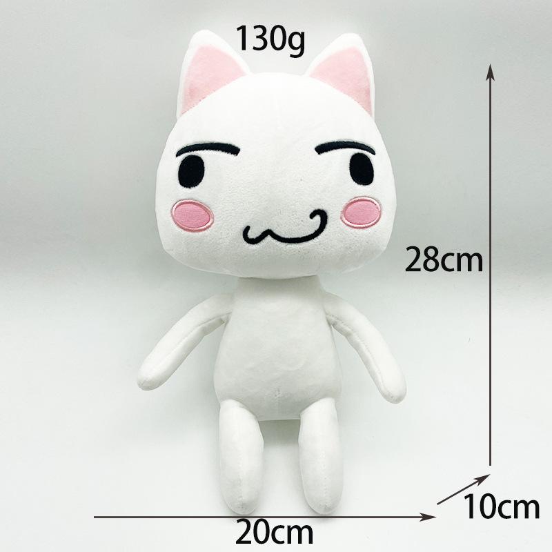 Плюшевая игрушка-кот Торо Иноуэ и Дораэмон - Милая мягкая фигурка 28 cm