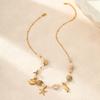 Vacation Ocean Style Summer Beach Bohemian Design Stainless Steel Necklace Women Bracelet Set