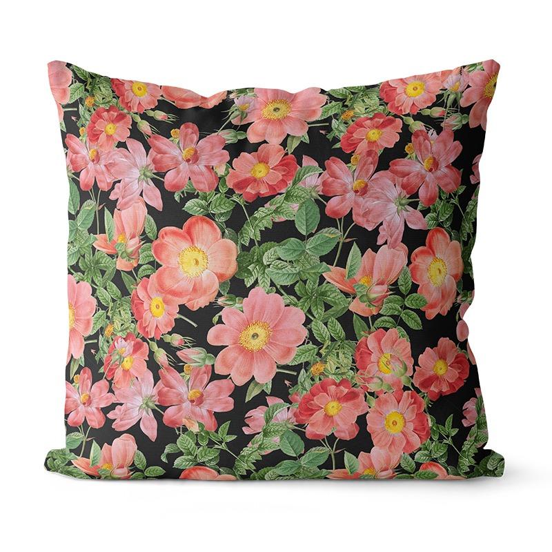 Rosenpflanze Blume Kissenbezug Schlafsaal Dekoration Büro Wohnzimmer Sofa Heim Kissenbezug