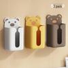 Wall-Mounted Bear Tissue Box