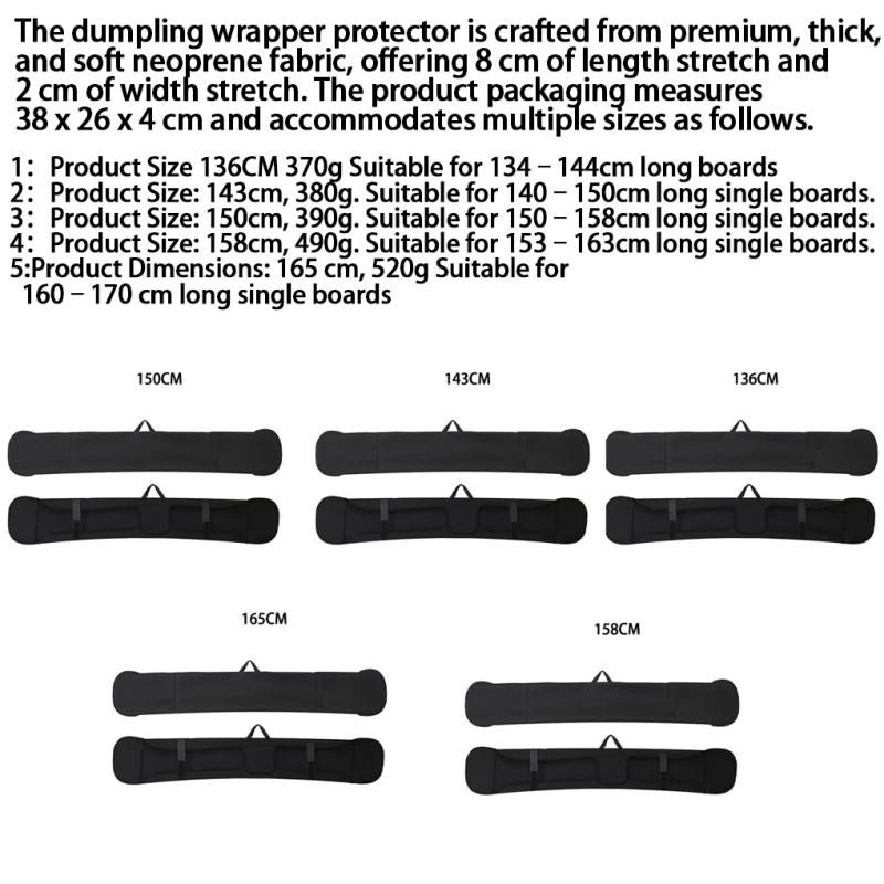 Snowboard Bag Single Board Cover Portable with Handle Anti Scratch Anti Rust Protective Cover for Ski Snow Board Travel Storage