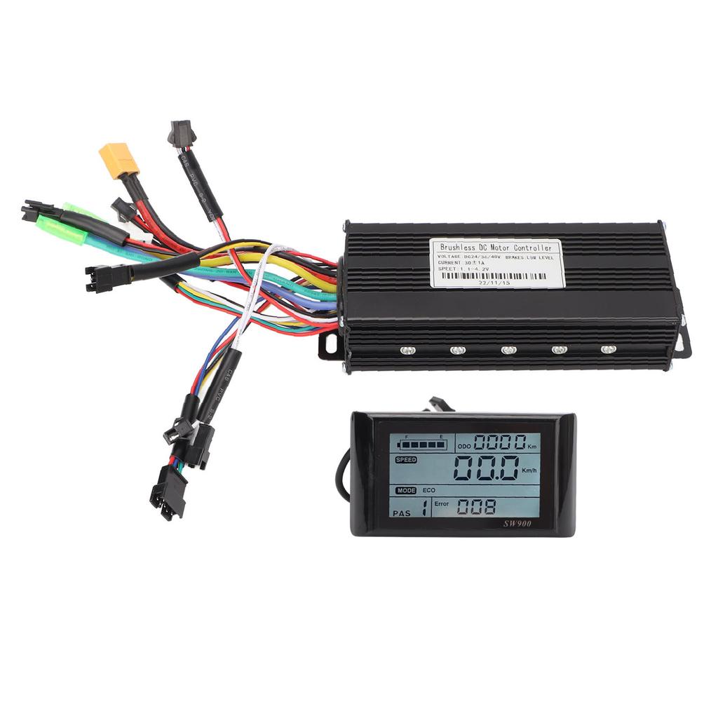 Motor Brushless Controller LCD Display Brushless Controller Kit SW900 Panel 30A 3 Mode Sinusoid