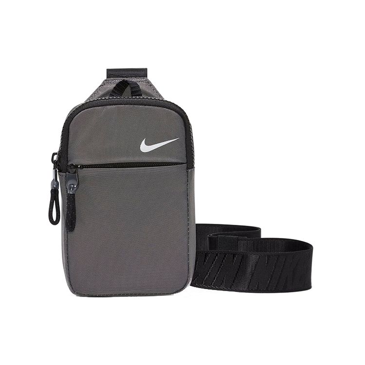 Nike Sportswear Essentials Zippered Polyester Chest Bag Unisex bags Canyon-Gray CV1064-010 Canyon Gray