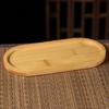 Oval Wooden Tray Heat Resistant Wooden Storage Tray Eco-Friendly Coffee Cup Mat Coaster  Restaurant