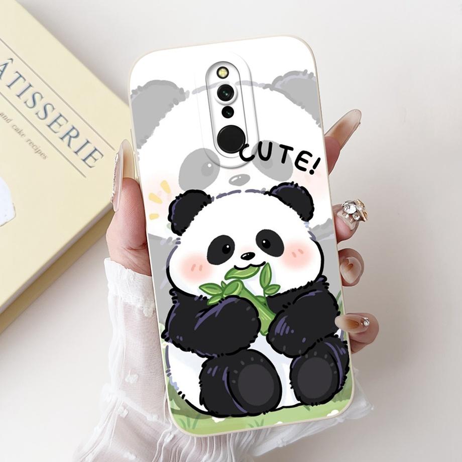 Cool Soft Silicone Case For Xiaomi Redmi 8 8a Phone Case Shockproof Back Cover For Redmi8 Redmi8a Rabbit Panda Cartoon Fundas