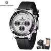 PAGANI DESIGN 40MM New V2 Gold Brown Color Dial Classic Luxury Men Quartz Watch VK63 Sapphire Retro Chronograp Watches for men