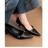 Pointed Kitten Single Shoes Shoes Spring and Autumn Silver Temperament Socialite and New Black High Heels Women