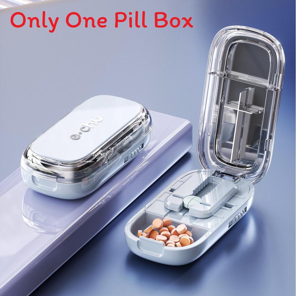 Portable Pill Cutter With Precise Quarter Split For Medicine Dispensers