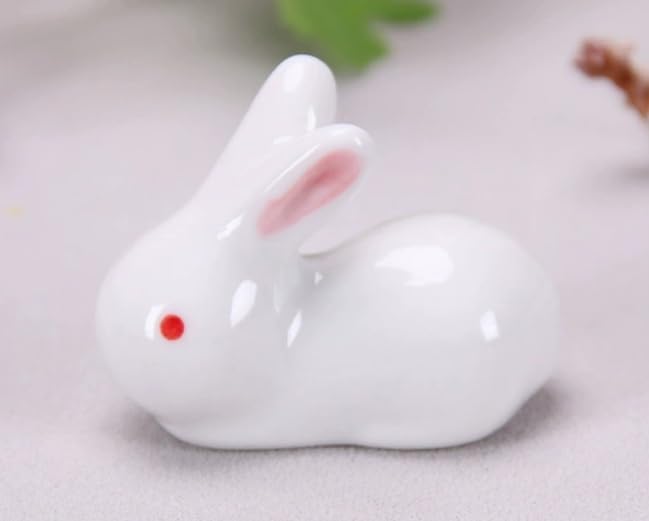 Speed Mao Cute Rabbit Ceramic Chopstick Set of 6 Rests,
