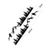 2PCS Tree Mountain Forest Car Door Side Stickers Auto Decal Accessories For Volkswagen VW Multivan TRANSPORTER T5 T6 Toyota Elfa