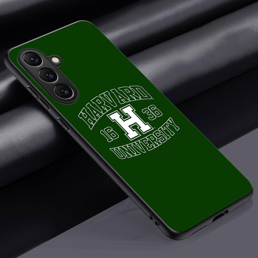 

H-har-vardes logo fashion pattern ins Phone Case For Samsung Galaxy S26 S25 S24 S23 S22 S21 Plus Ultra Note20 Soft Black Galaxy S26 Plus