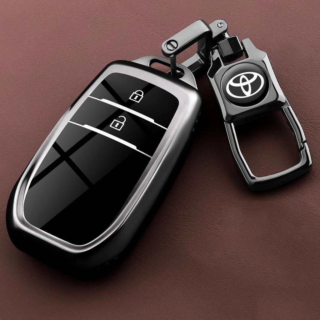 zfjpu3 Car Key Case Cover for Toyota Hilux Corolla Avensis Prado Fortuner RAV4 CHR 2 3 4 Buttons TPU Shell Accessories
