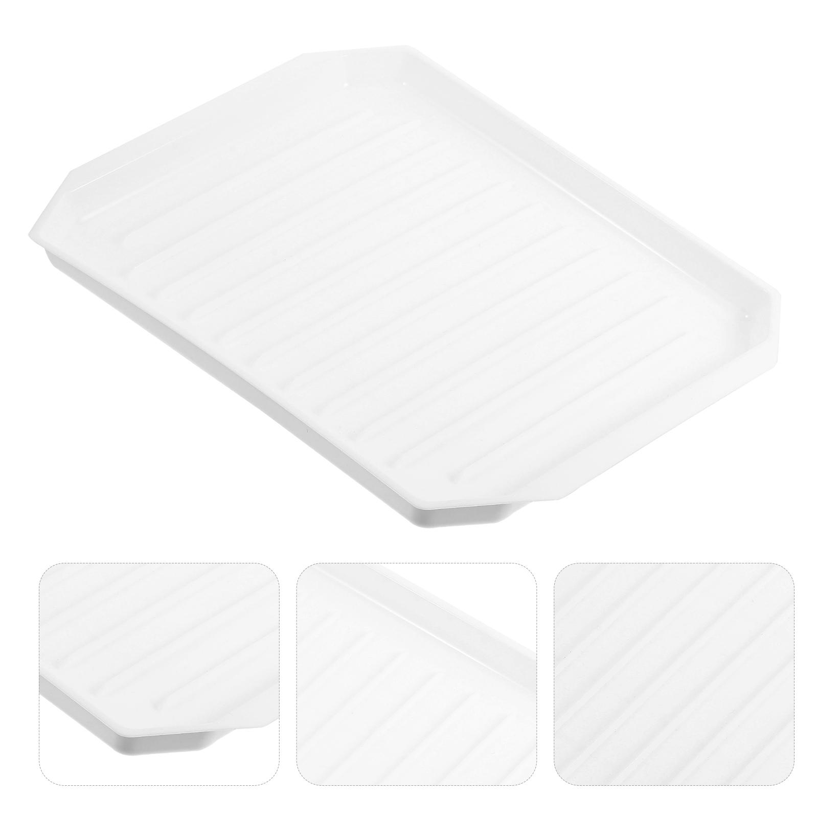 

Многоцелевой большой емкости противень для приготовления бекона в микроволновой печи для приготовления пищи, овощей, посудомоечной машины, силиконовый противень, безопасный (серый)