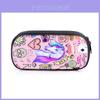 Unicorn Pencil Case Large Capacity Nylon Storage Bag For Students And Office Use