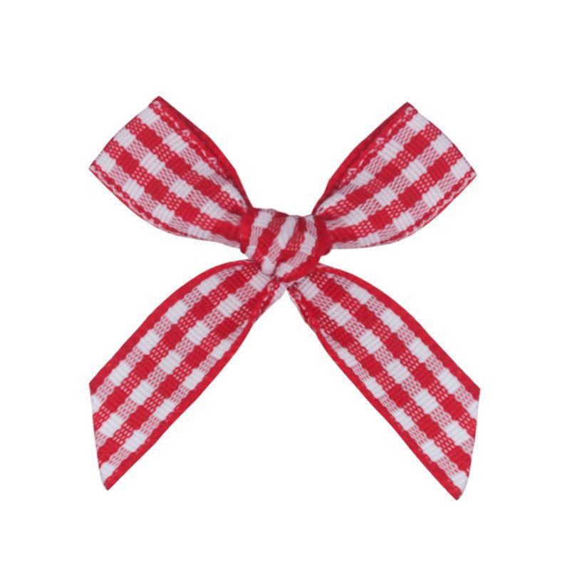 Girls' Plaid Bow Hairpin - Cute, Sweet Cloth Hair Accessory Clip