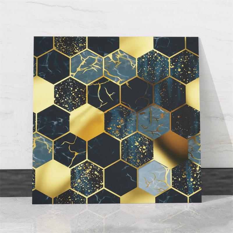 Høykvalitets Realistisk Flisstil Veggklistremerke Glatt Overflate Selvklebende Klistremerke Varmebestandig Vanntett Fuktsikker Veggklistremerke