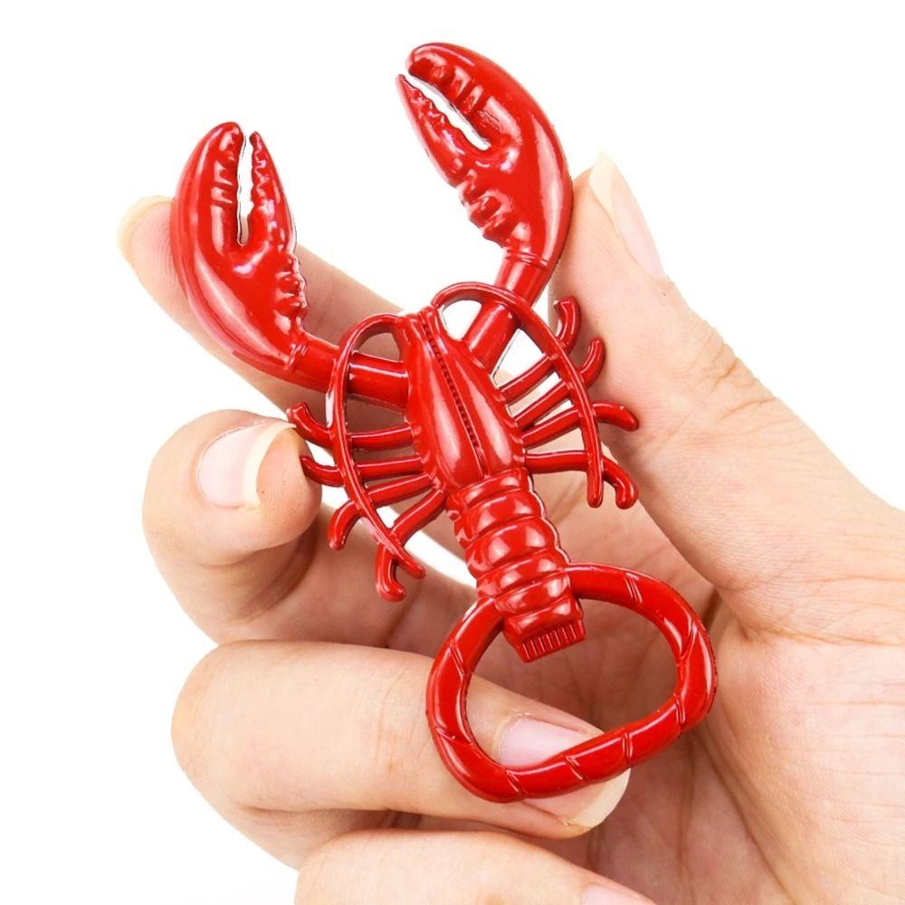 Multifunctional Lobster Corkscrew Bottle Opener Portable Keychain Jar Opener  Oktoberfest Gift