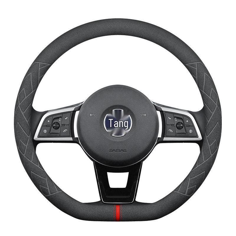 BYD Lenkradbezug aus echtem Leder: Passend für Dolphin, S6, Song Han Tang, E2, Song Plus, Qin, S7, F3, Song Max