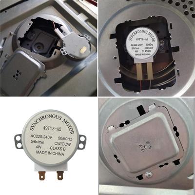 Plattenspielermotor Synchronmotor Synchroner Mikrowellenmotor Mikrowellenmotor Welle Metallische Textur für Verschiedene Modelle