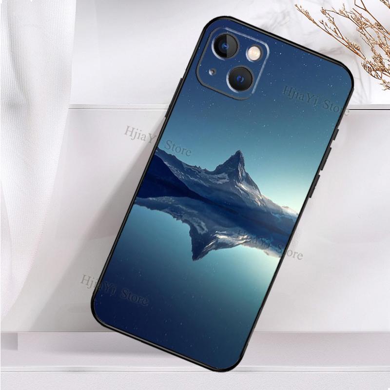 Zermatt Matterhorn Swiss Mountain Soft Cover For iPhone 11 14 12 Pro X XS XR 7 8 Plus SE 2020 13 Pro Max Shockproof Phone Case