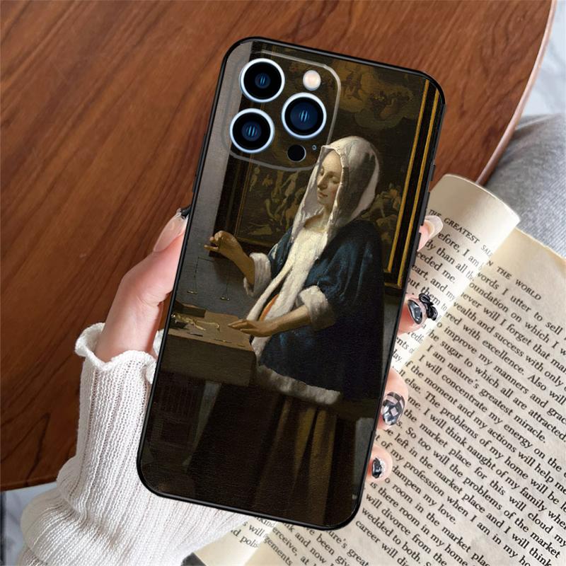 Johannes Vermeer Phone Case For iPhone 17 Pro Max 11 14 15 16 Pro Max Plus 12 13 Mini 16e 17 Air Back Cover