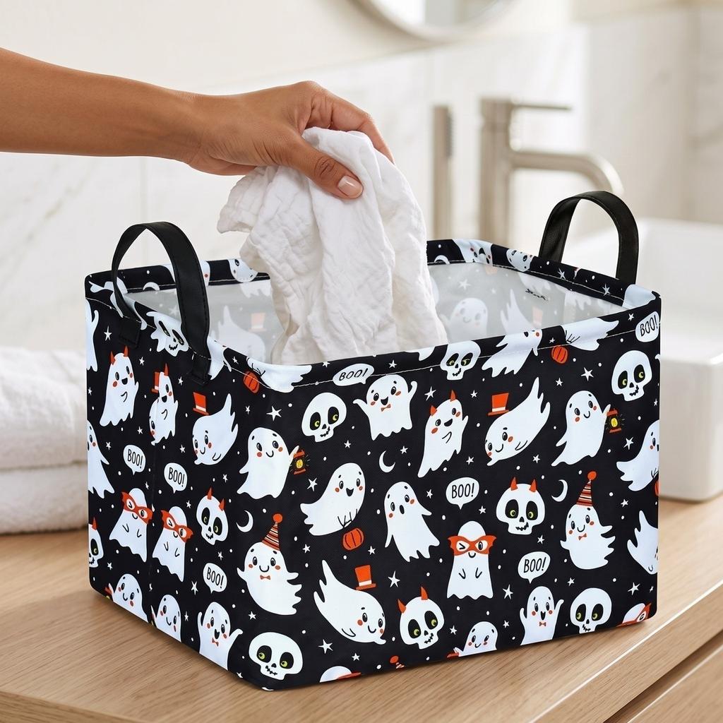 Halloween Hamper Foldable for Bathroom and Bedroom - Clothes Basket