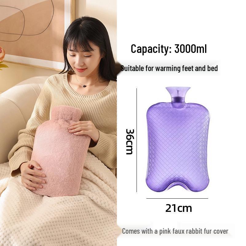 Extra Large Hot Water Bottle - Bed & Foot Warmer with Special Large Capacity
