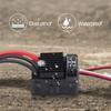 Waterproof Brushed 1060 60A ESC, Waterproof and Dustproof for 110 Scale Monster Touring RC CarsBuggys and Truggys, Three Operation Modes: Forward,