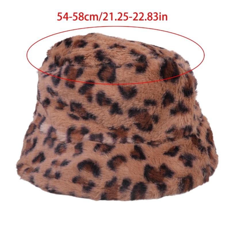 Winter Plush Bucket Hat Warm Fisherman Hat Outdoor Activity Fashionable Hat for Outdoor Activities and Daily Wear