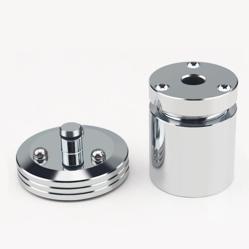 Aluminum Alloy Isolation Feet for Auditory Equipment with Slip Resistant Silicone Foot Pad and Vibration Dampening