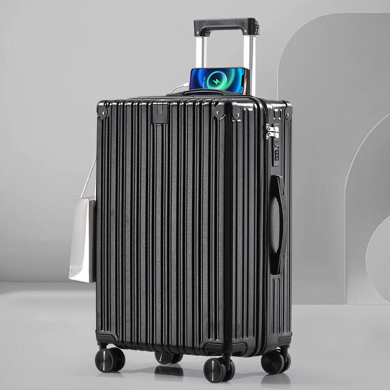 Anti-Collision Travel Suitcase with USB Charging 28 inch