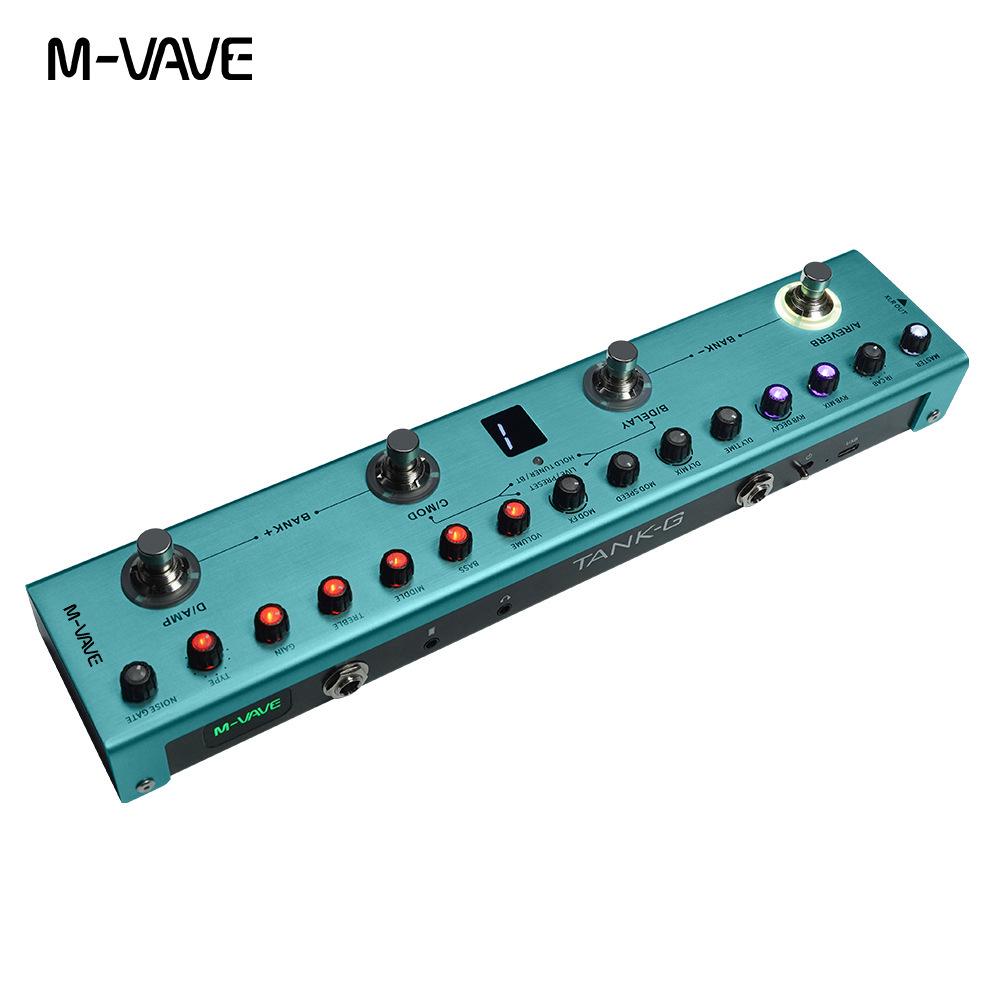 M-VAVE TANK-G Electric Guitar Effects Pedal with Delay and Reverb