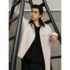 GXG Men's Textured Lapel Long Sleeve Shirt