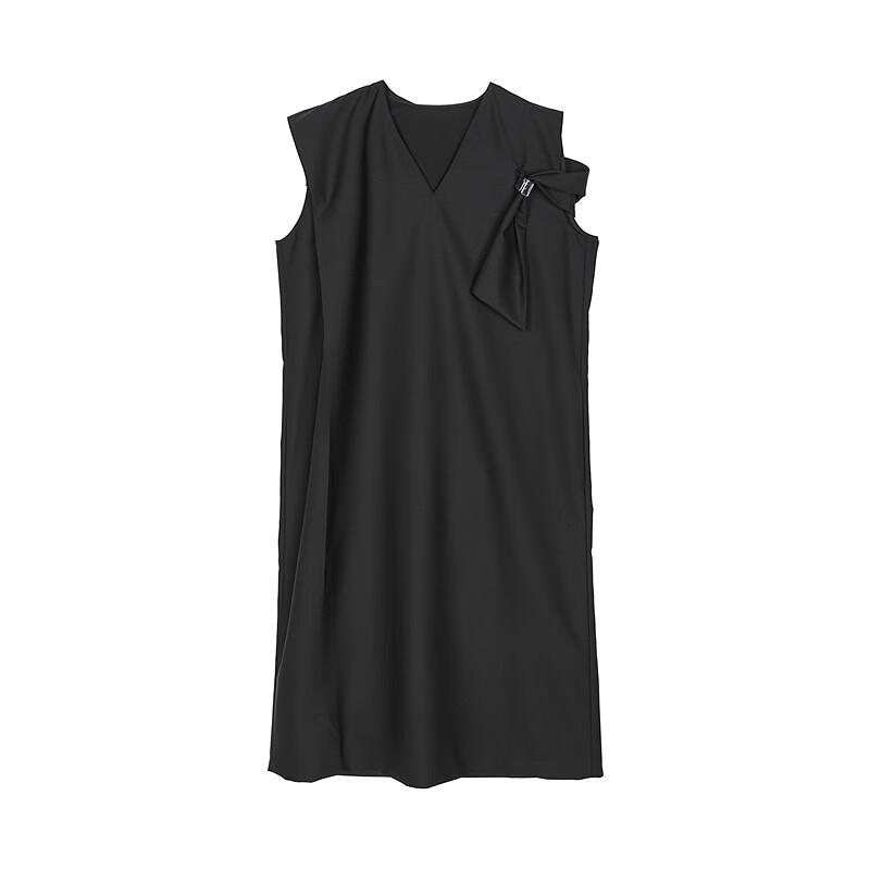 JNBY H-Line Sleeveless V-Neck Long Dress