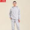 Oversized Unisex Sweat Sauna Suit Cycling Running Gym Training Workout Set