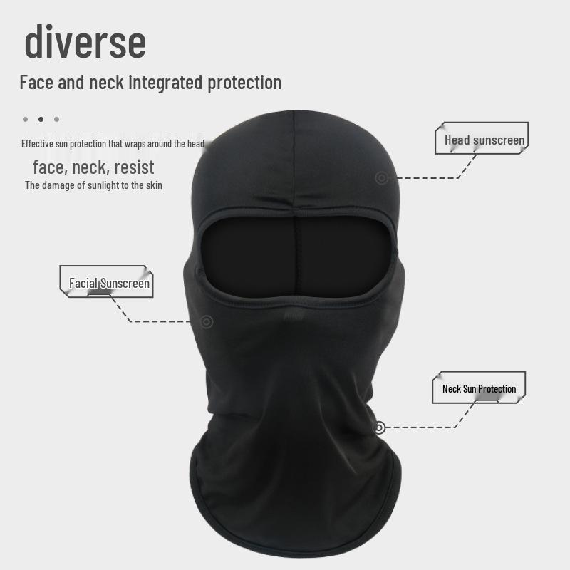 Cycling Helmet Liner & Windproof Neck Warmer - Quick-Drying Cold Weather Protection