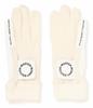Unisex Golf Gloves for Both Hands Synthetic Leather Gloves L [Master Bunny] (Fleece Fabric, Grip) / / 758-4285001 030_White (23~24cm)