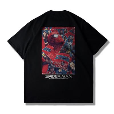 Genuine Spider-Man Hero Unreturned Joint Dutch Brother Short Sleeve T-Shirt Men's and Women's Loose Short Sleeves