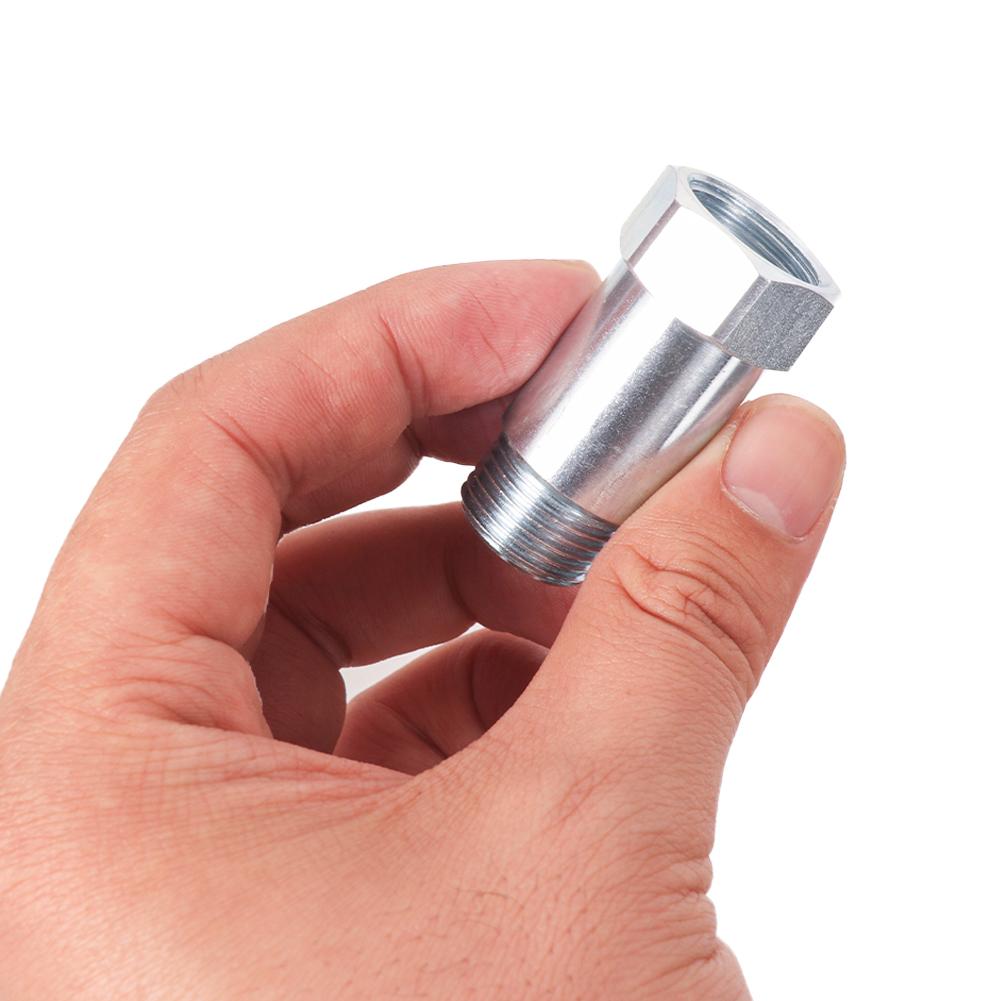 M18x1.5 Auto O2 Sauerstoffsensor Abstandshalter Testrohr Verlängerung Extender Adapter CEL HHO 45mm Muffe Testrohr Fix Motorkontrollleuchte Autoteile