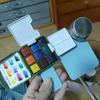 Portable Sketching Board Travel Compact Lightweight Built in Magnets Make Drawing Smoother Mini Portable Drawing Sketching Board