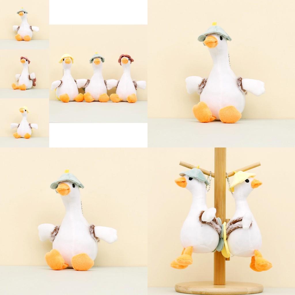 Roztomilý plyšový klíčenka husa Kreslená kachní panenka Doplněk na batoh