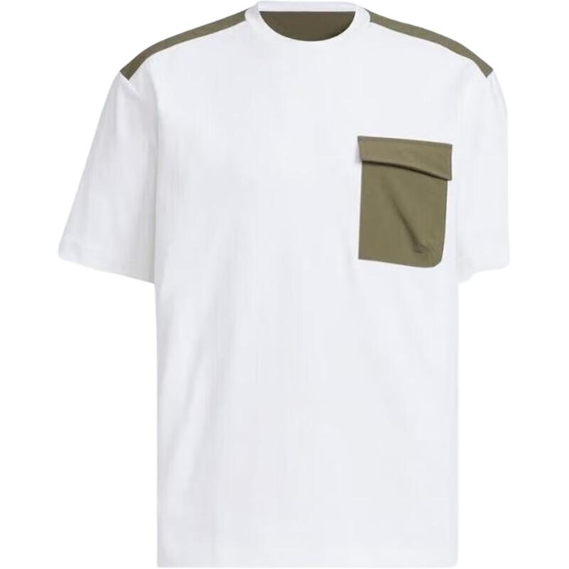 Adidas T Shirts Men s White Crew Neck Moderate JM2061- L