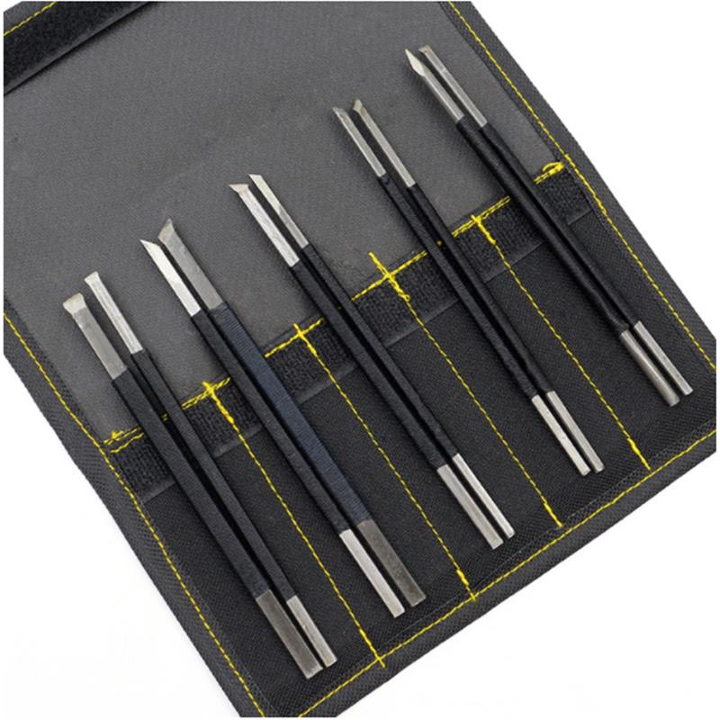 10pcs/set Wood Handle Wood Carving Chisel Tools Set Cutter Wood Carving Knife Set Woodworking Engraving Carving Hand Tool Kit