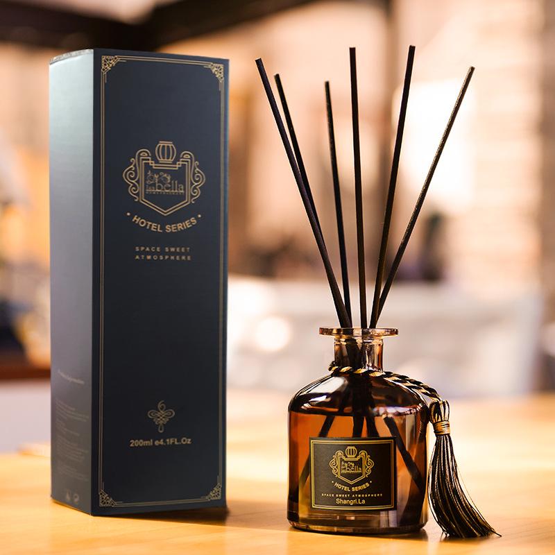 Aromatherapy Essential Oil Rattan Reed Diffuser with Tassel Design for Home & Bedroom