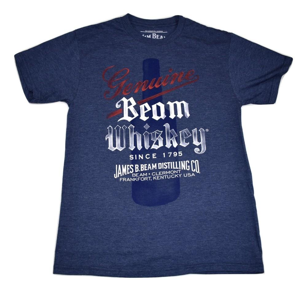 

Jim Beam Mens Genuine Jim Beam Whiskey Since 1795 Shirt New XL