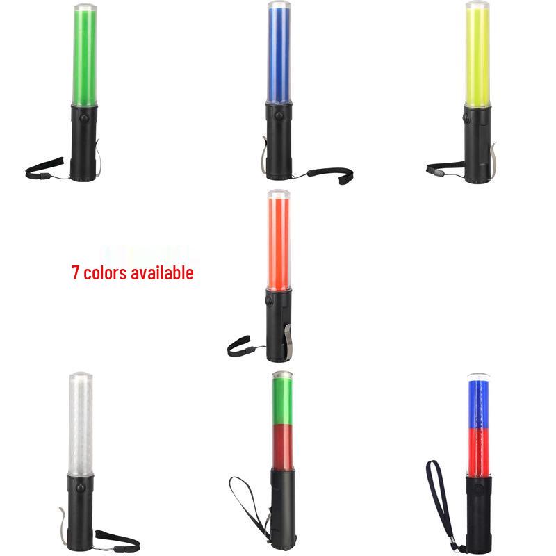 26cm LED Traffic Baton with Magnetic Hook and Warning Light for Concerts and Evacuations