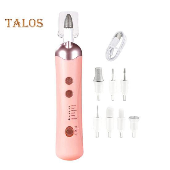 Electric Nail Drill with 8 Drill Bits LED Light USB Rechargeable Modes Adjustable Nail File Machine Portable Acrylic Gel Nail Polish Removal Manicure
