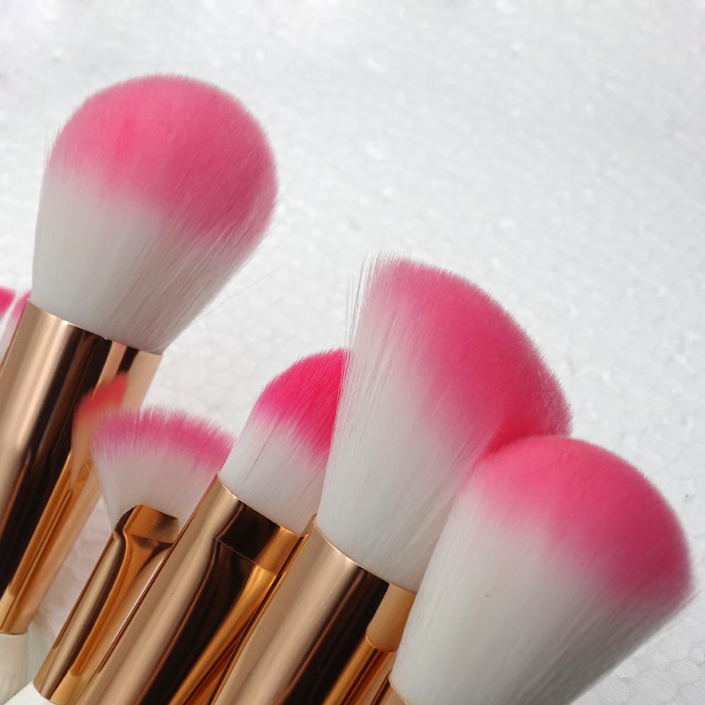 10/11pcs Unicorn Conch Shell  Makeup Brushes Set Mermaid Foundation Powder Cosmetics Eyeshadow Face Kabuki Make Up Brush Tools Kit