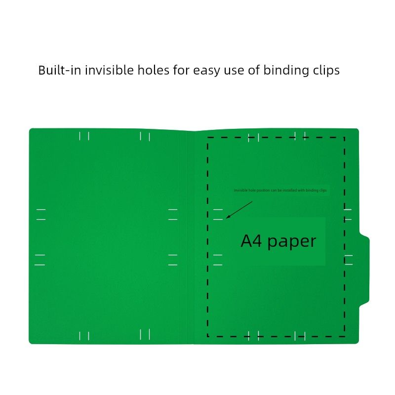Thickened A4 Color Paper File Category Folder 98213 Index Folder Stationery Folder Storage Single Piece