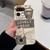 For OPPO Realme 16 15 14 Pro Plus C85 Pro OPPO Reno 15 Pro AX7 A77 A91 A95 A96 Phone Case Lovely Bear Soft Liquid Silicone Lightweight Anti Drop Shell